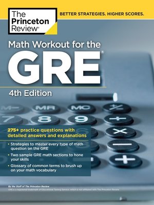 cover image of Math Workout for the GRE